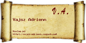 Vajsz Adrienn névjegykártya
